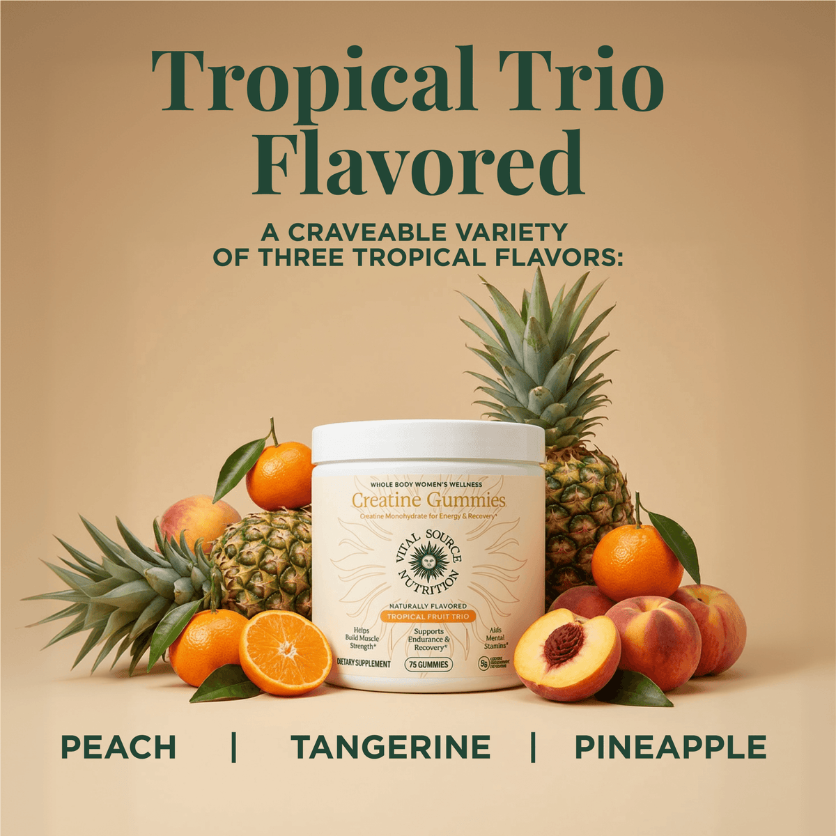 Tropical Trio Creatine Gummies