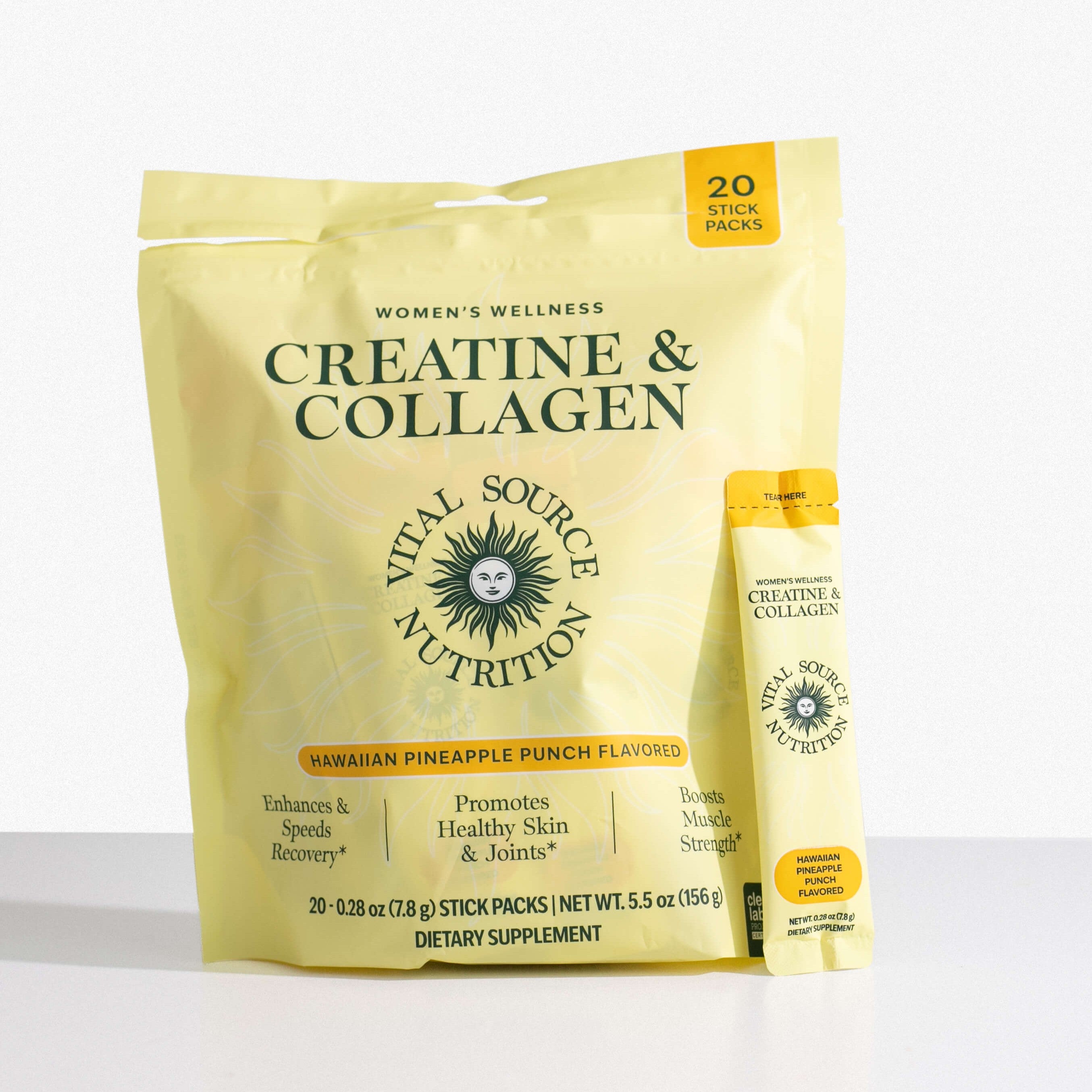 Creatine & Collagen Stick Packs
