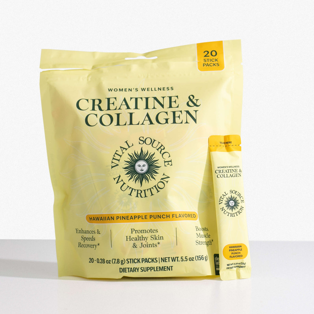 Creatine & Collagen Stick Packs