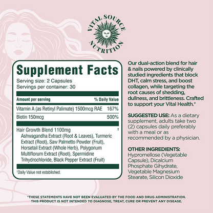 Hair + Beauty Vitality Capsules
